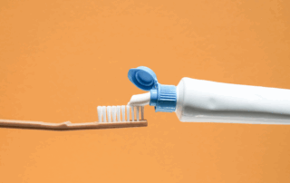 toothbrush and toothpaste