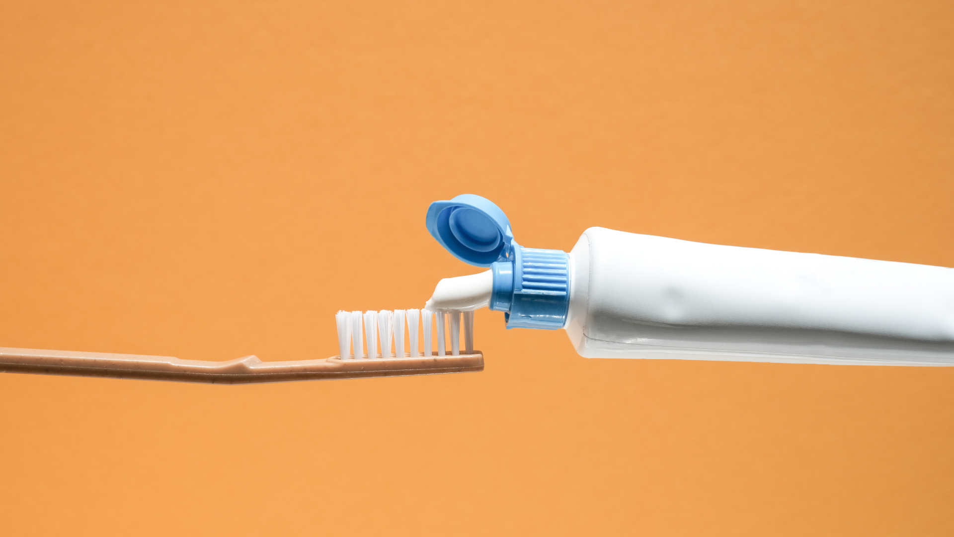 toothbrush and toothpaste
