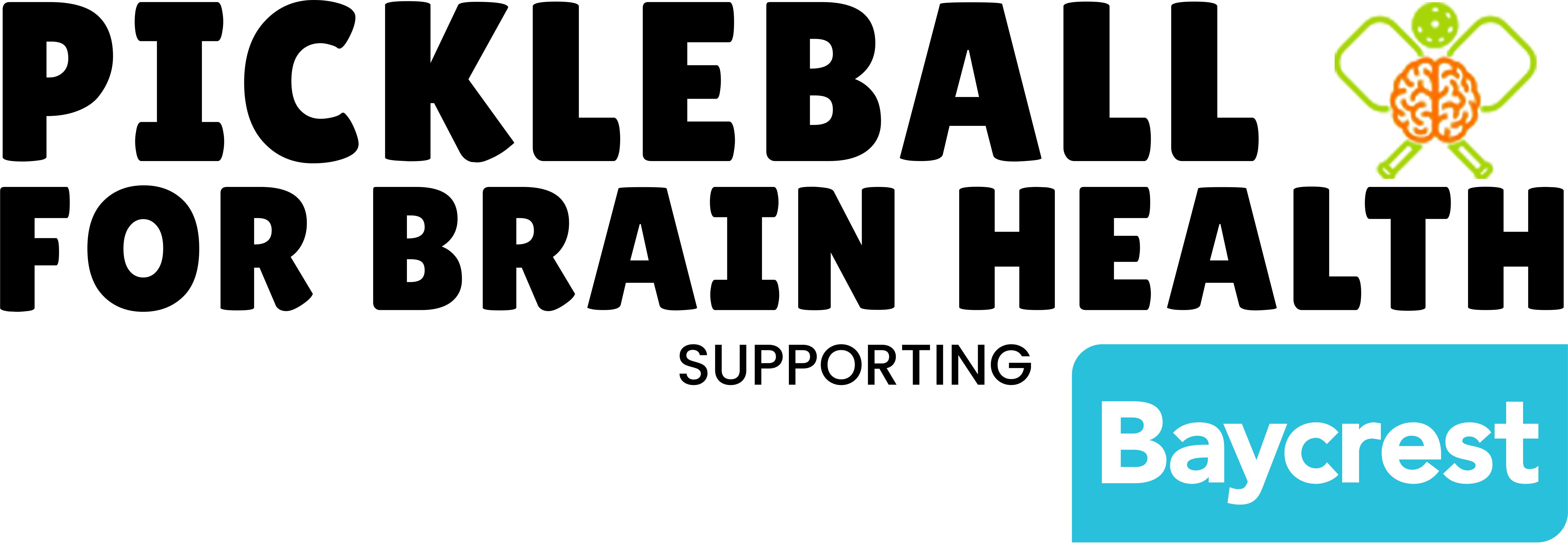 Pickleball Logo Vertical blk icon