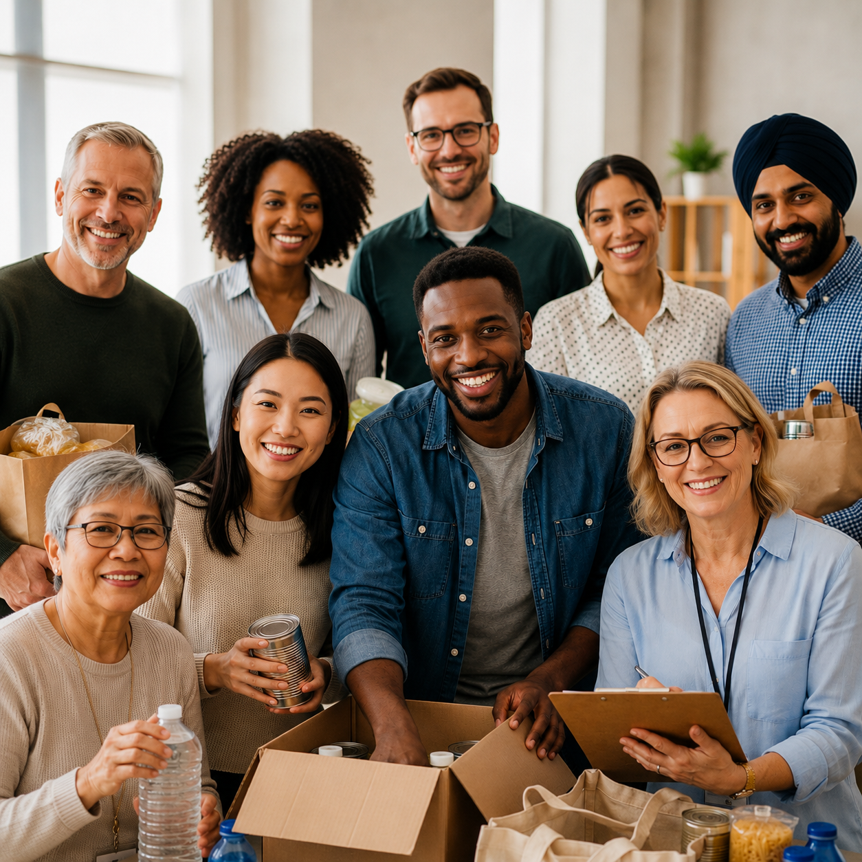 corporate volunteering at Baycrest